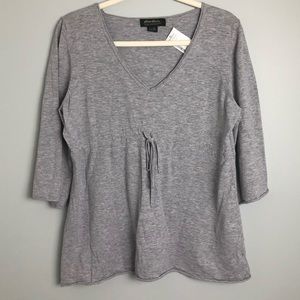 NWT! Eddie Bauer Gray Top Size XL